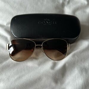 Coach aviator sunglasses